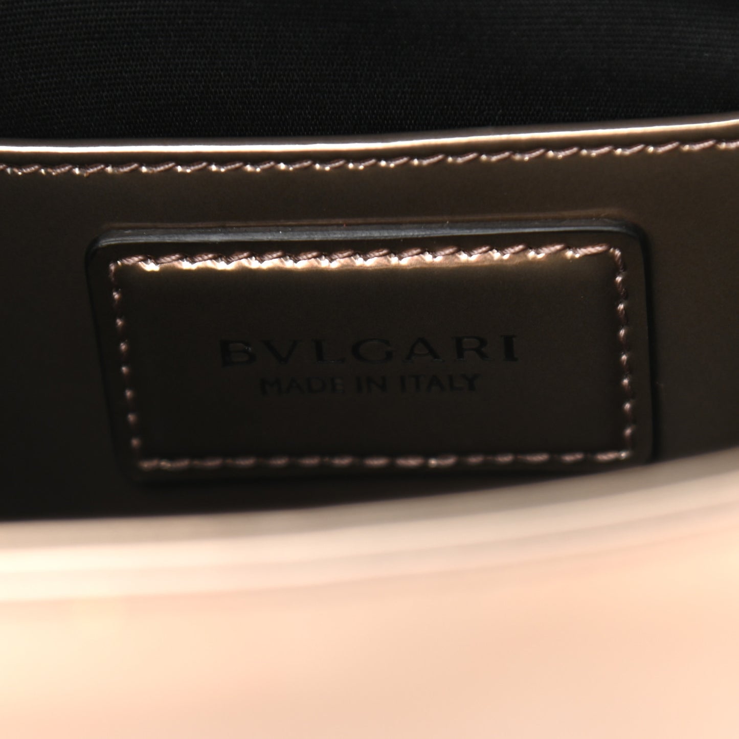 Metallic Calfskin Serpenti Forever Crossbody Bag Bronze