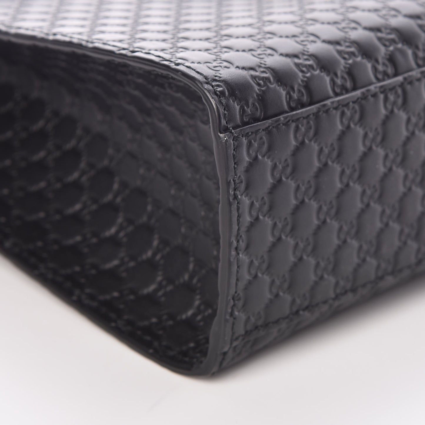 Microguccissima Medium Emily Chain Shoulder Bag Black