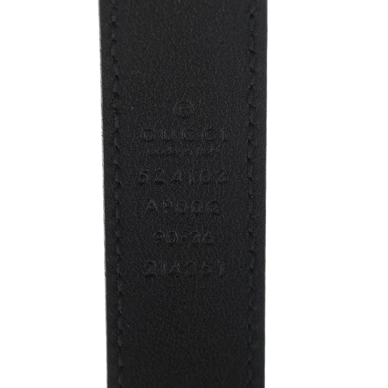 Gucci Moon Calfskin Torchon Double G 25mm Belt 90 36 Black 3 of 7
