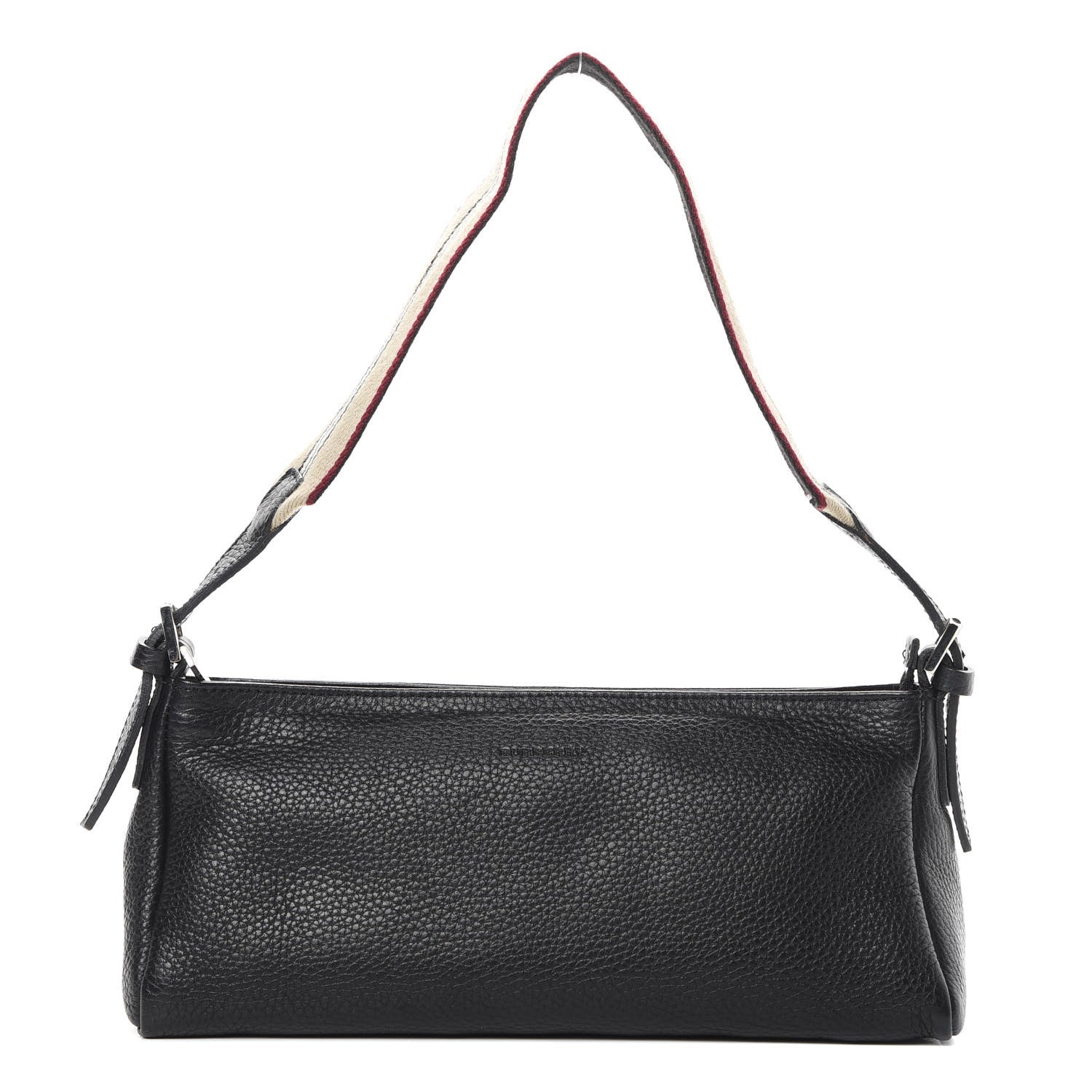 Burberry Soft Grain Calfskin Shoulder Bag Black 1 of 10