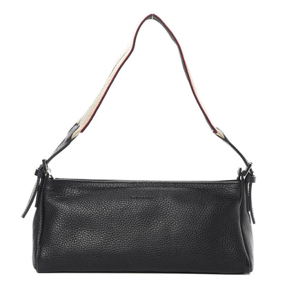 Burberry Soft Grain Calfskin Shoulder Bag Black 1 of 10