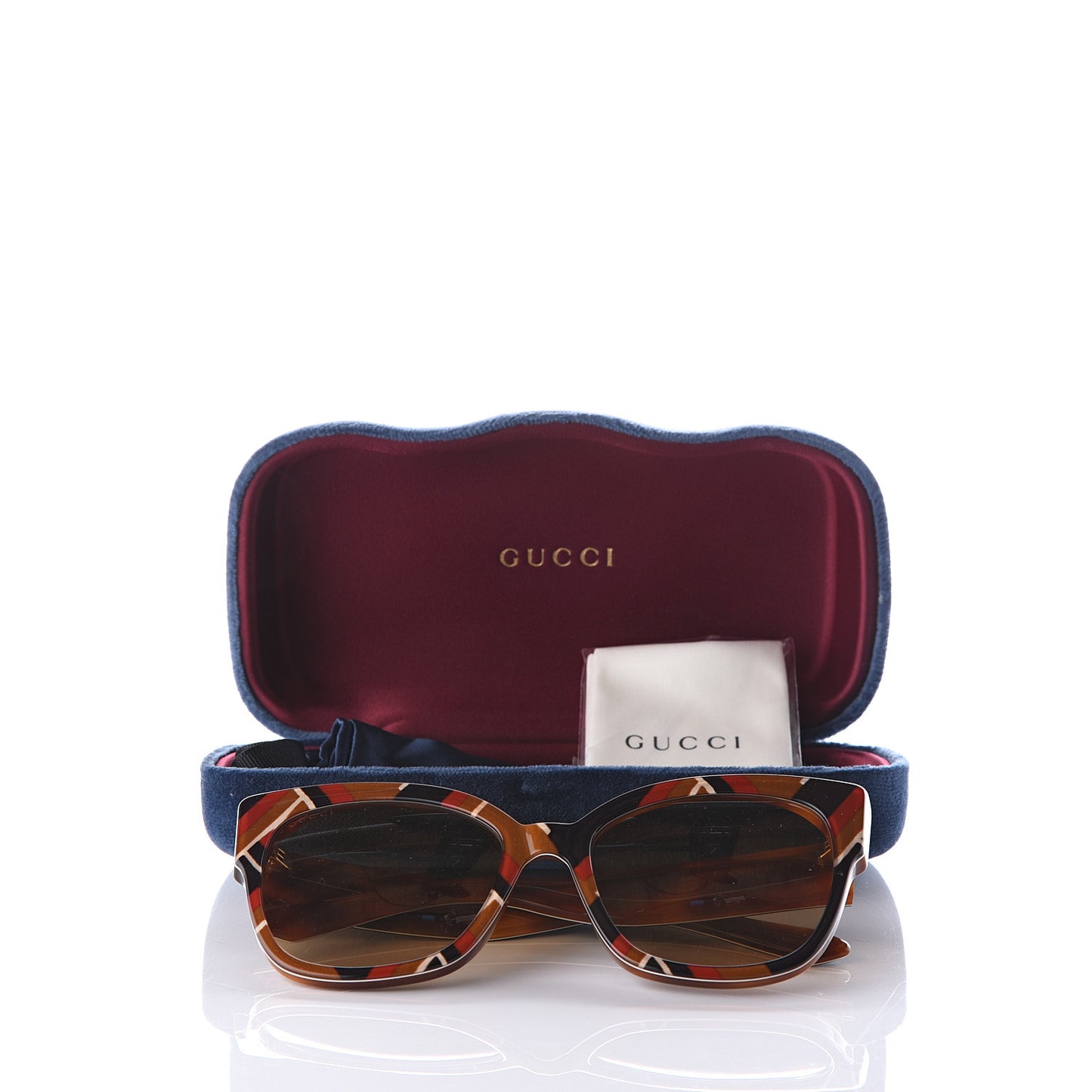 Acetate Square Frame Sunglasses GG0059S Multicolor