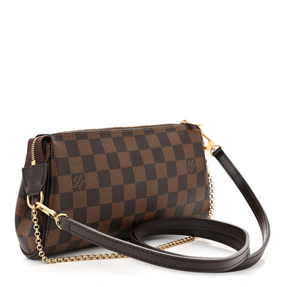 Louis Vuitton Damier Ebene Eva Clutch 3 of 9
