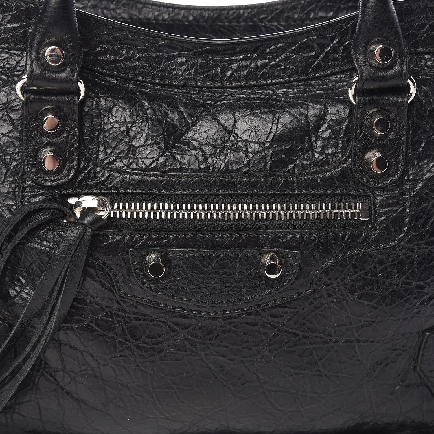 Balenciaga Agneau Classic Silver Hardware S City Black 10 of 10