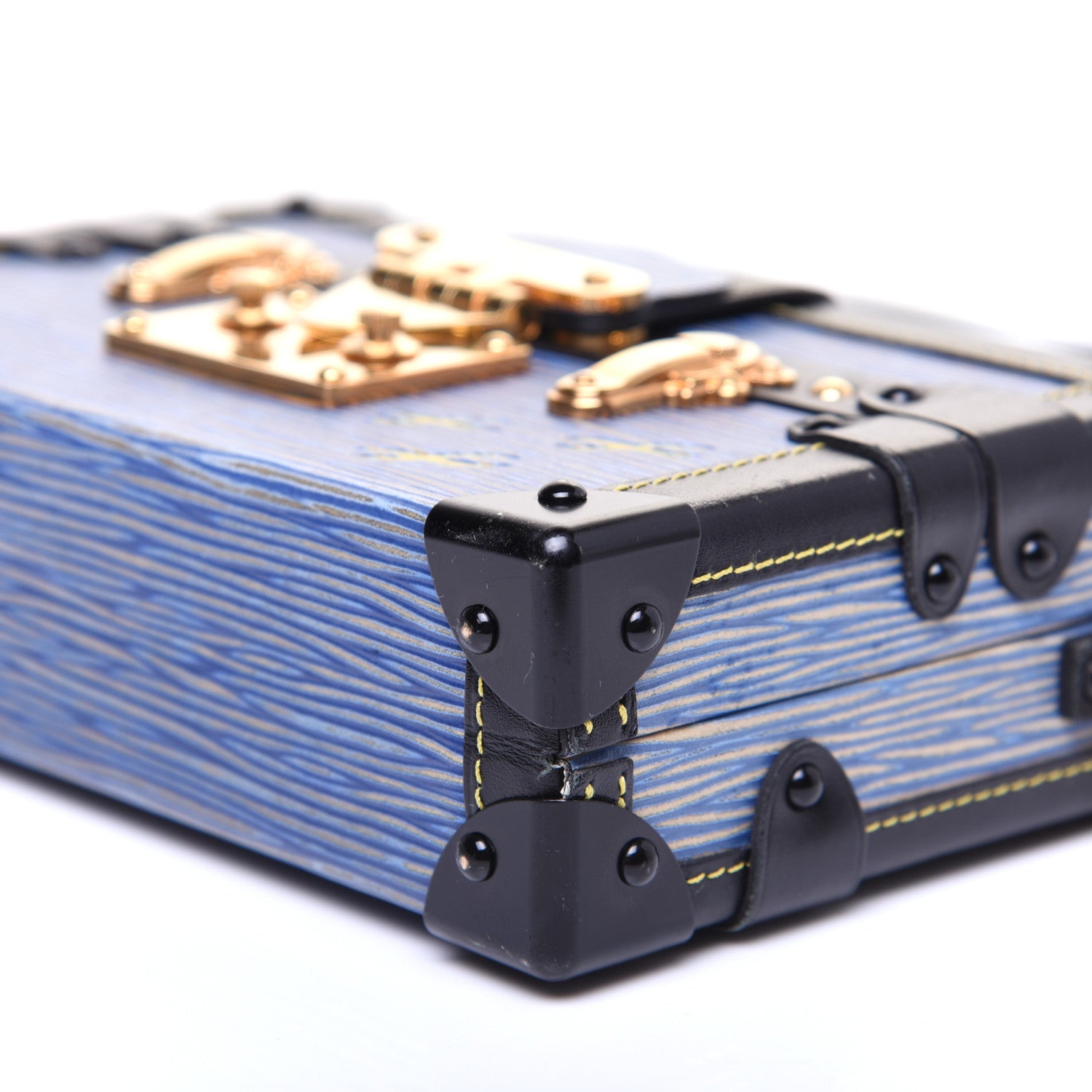 Louis Vuitton Epi Petite Malle Denim Light 7 of 10