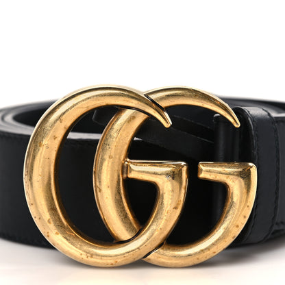 Gucci Calfskin Double G 40mm Belt 95 38 Black 6 of 7