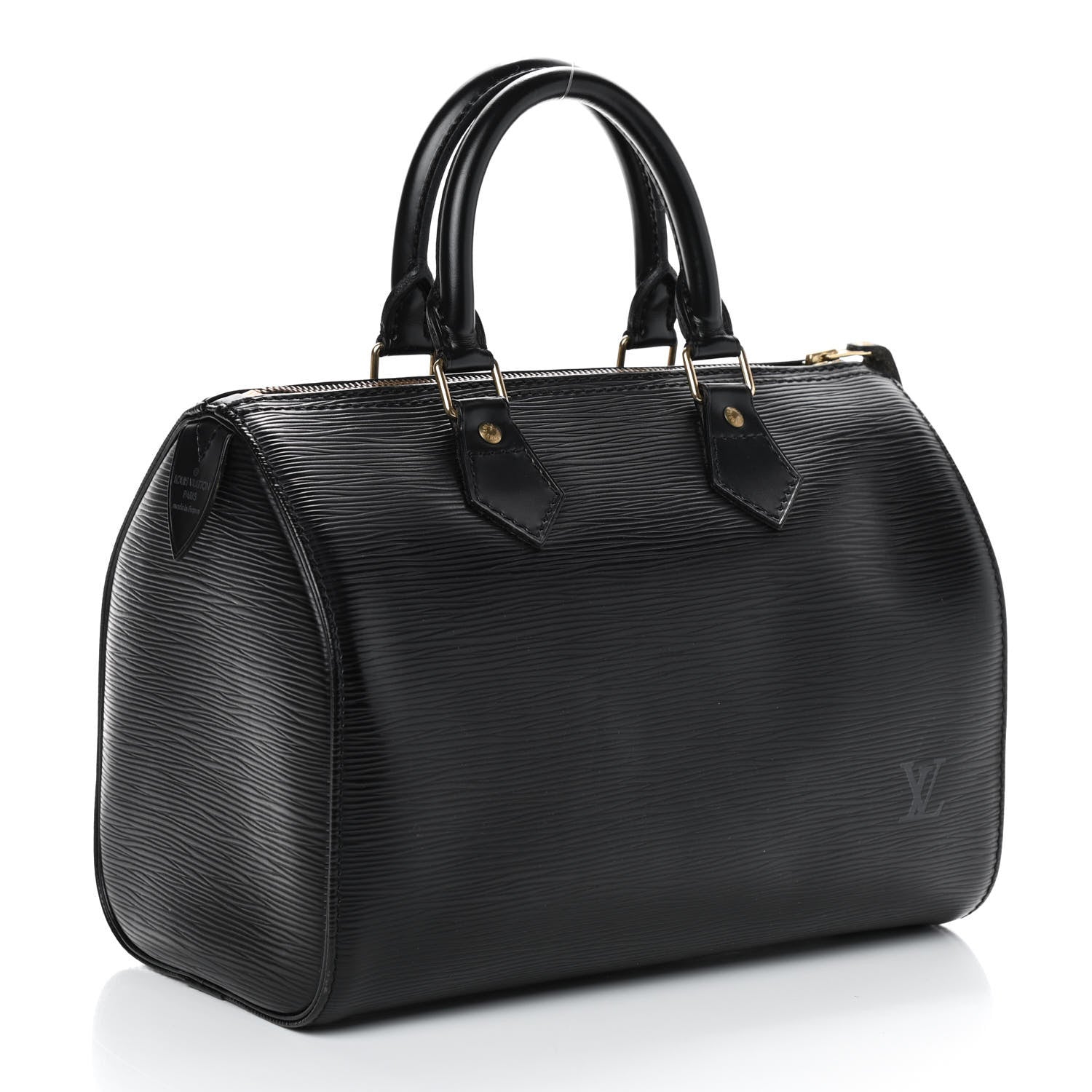 Louis Vuitton Epi Speedy 25 Black 3 of 9