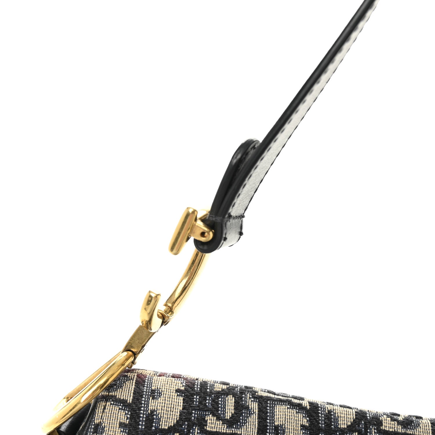 Christian Dior Oblique Saddle Bag Blue 11 of 11