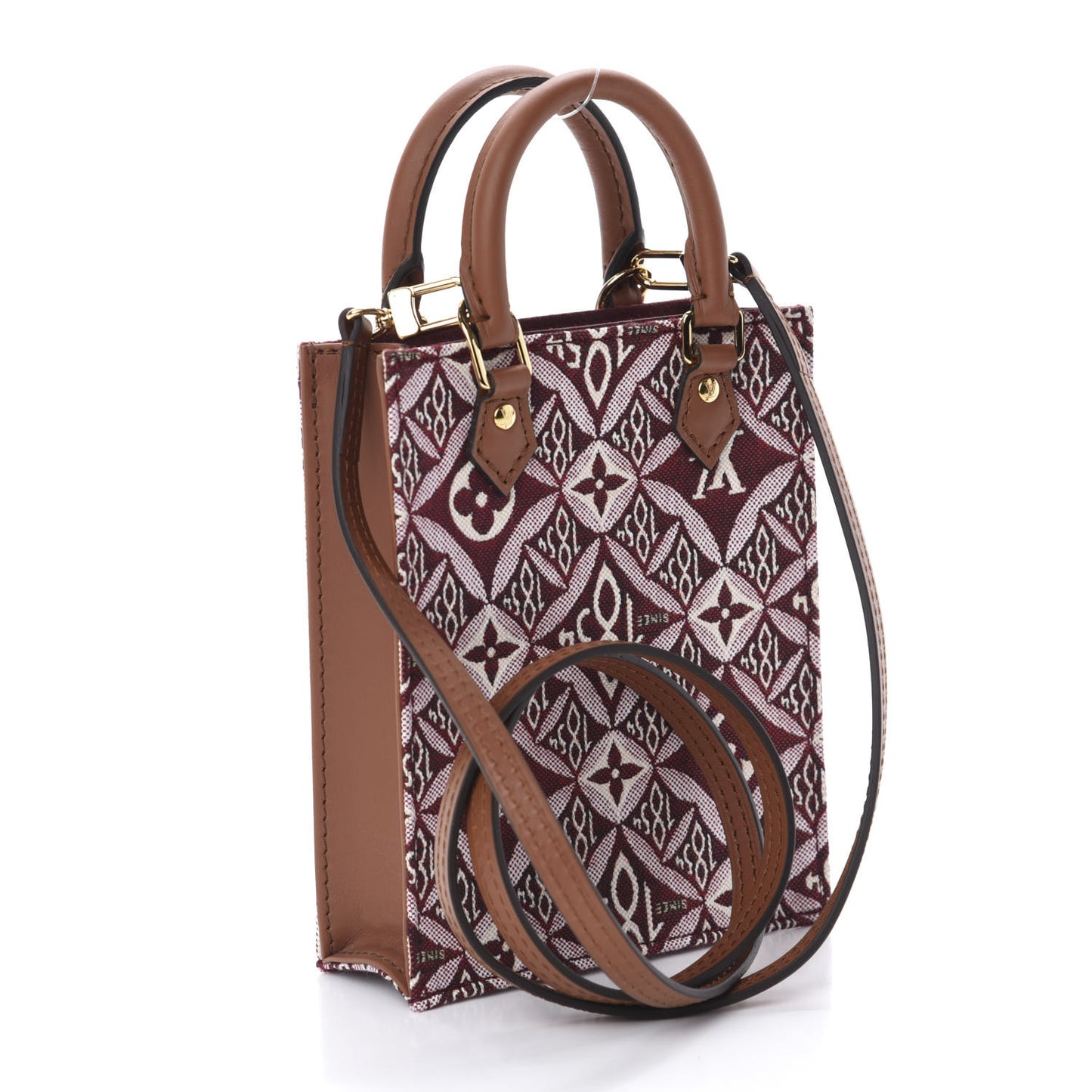 Jacquard Since 1854 Petit Sac Plat Bordeaux