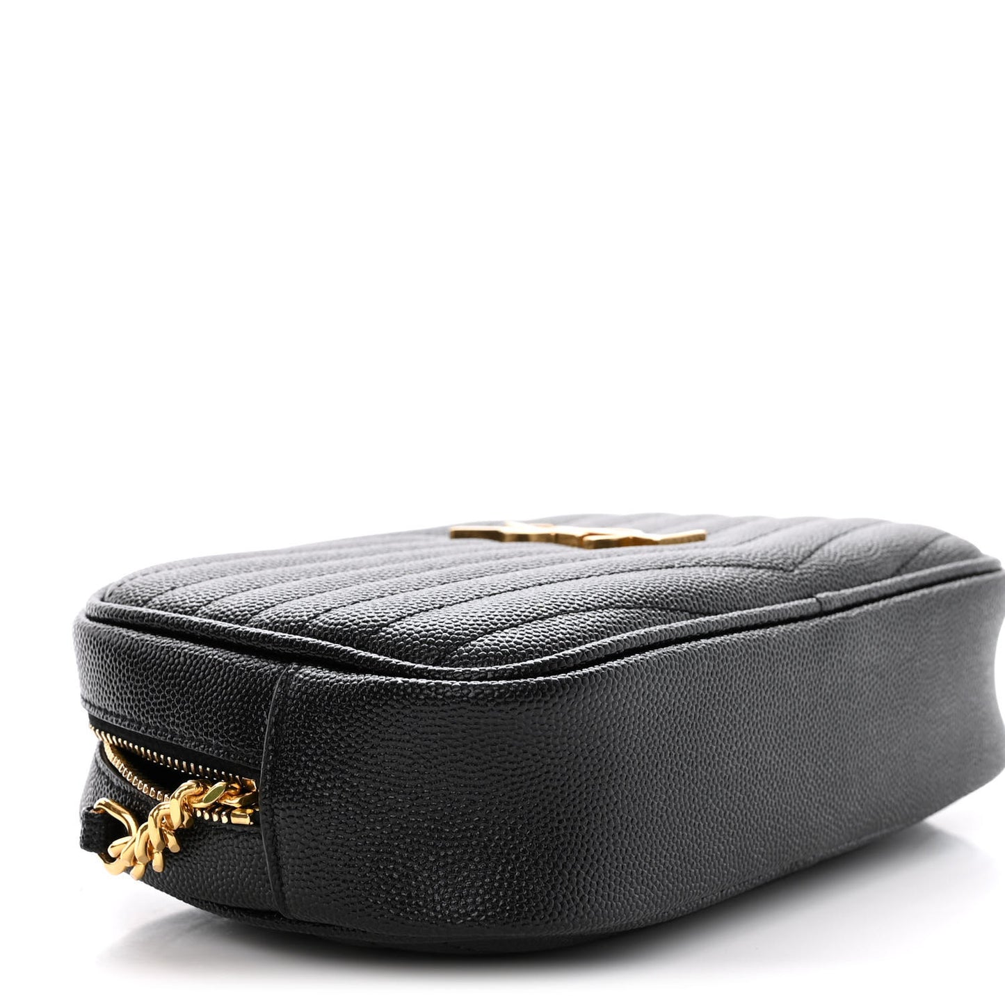 Grain De Poudre Matelasse Monogram Mini Lou Camera Bag Black