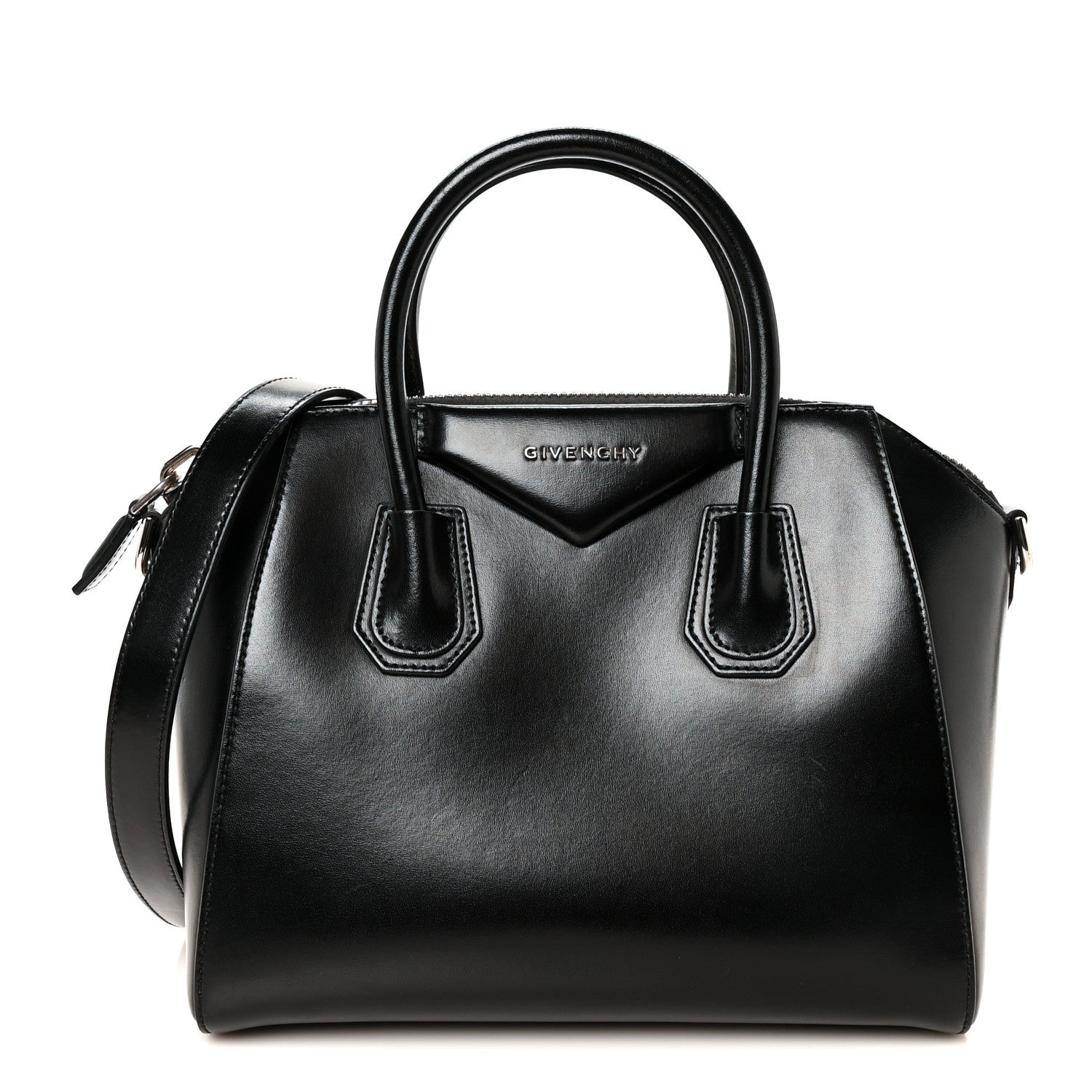 Givenchy Shiny Lord Calfskin Small Antigona Black 1 of 11