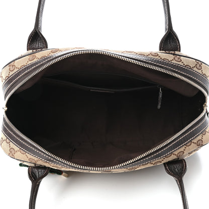 Gucci Monogram Small Princy Satchel Dark Brown 5 of 9