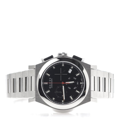 Gucci Stainless Steel 40mm Pantheon Chronograph Quartz Watch Black 3 of 7