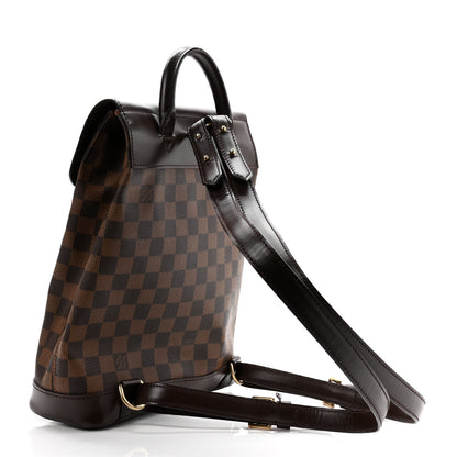 Louis Vuitton Damier Ebene Soho Backpack 3 of 9