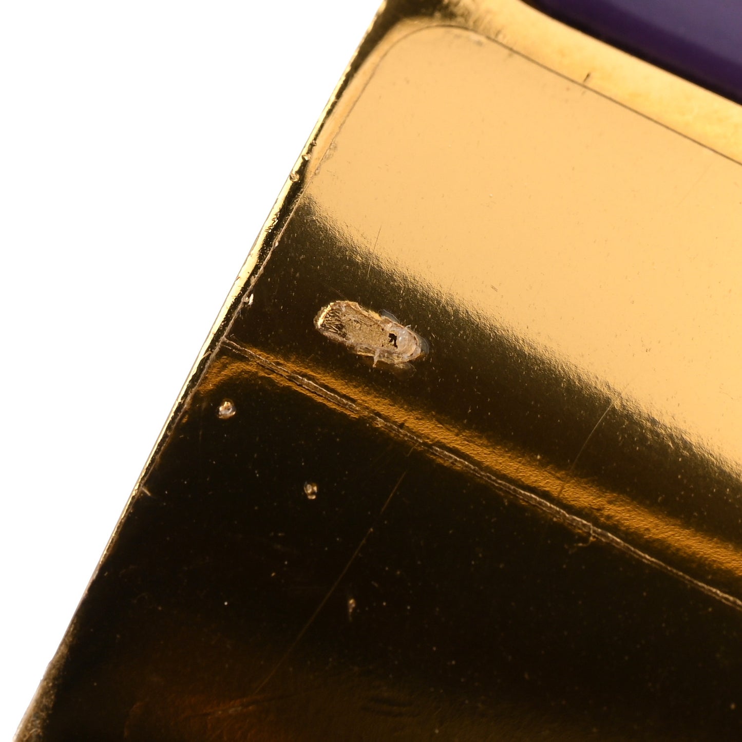 Enamel Extra Wide Clic Clac H Bracelet GM Pourpre
