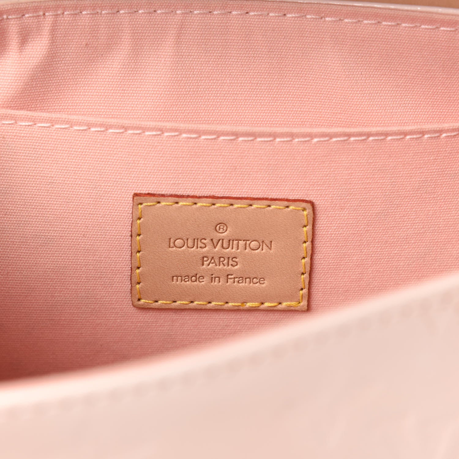 Louis Vuitton Vernis Biscayne Bay PM Marshmallow 8 of 10