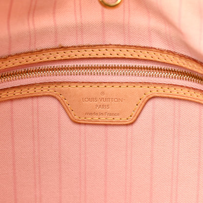 Louis Vuitton Damier Azur Delightful PM Rose Ballerine 6 of 10