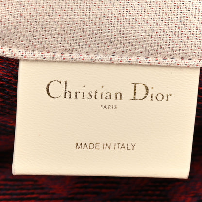 Christian Dior Canvas Print Cruise Tote Ivory Black 6 of 9