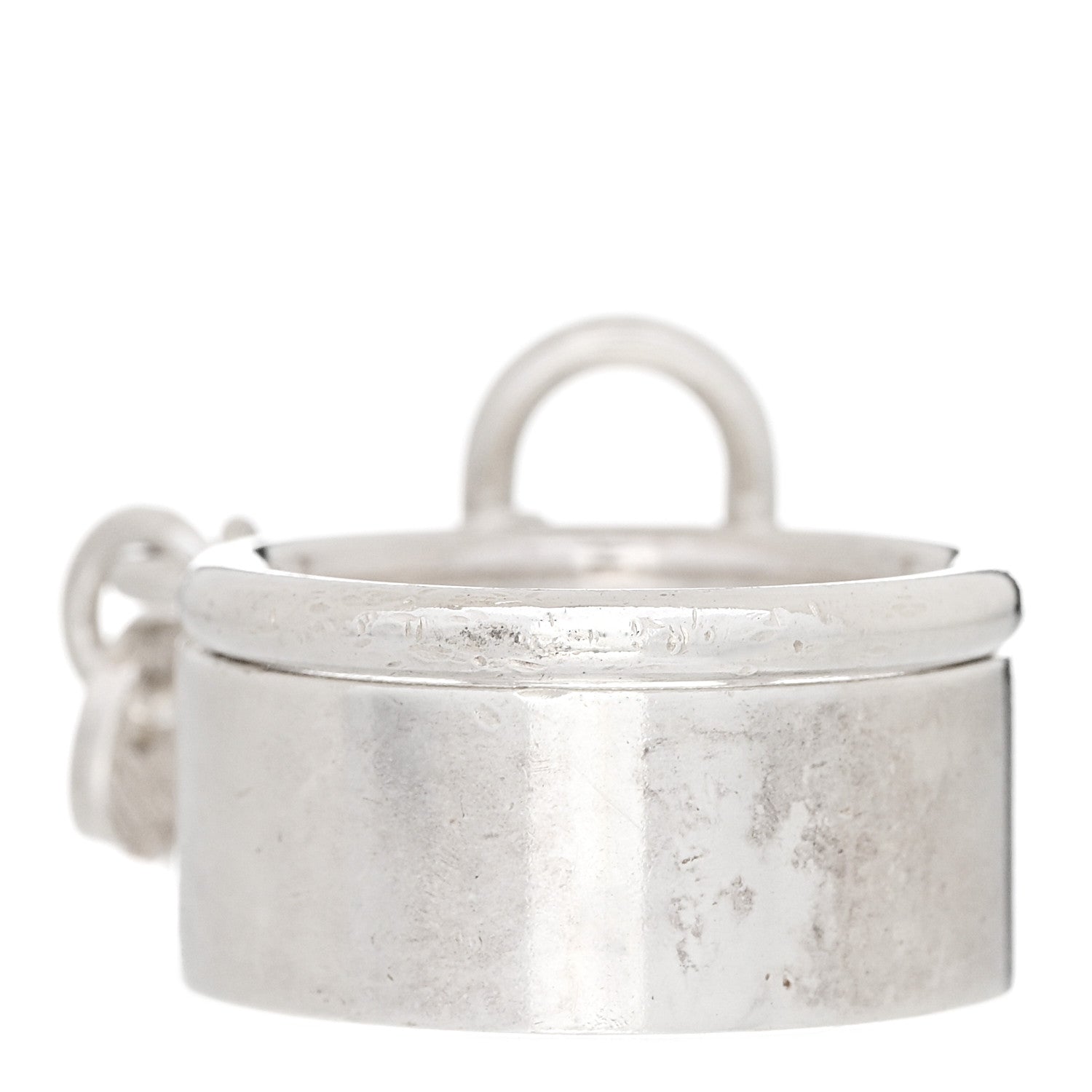 Hermes Sterling Silver Alpha Kelly Double Ring 52 6 3 of 8