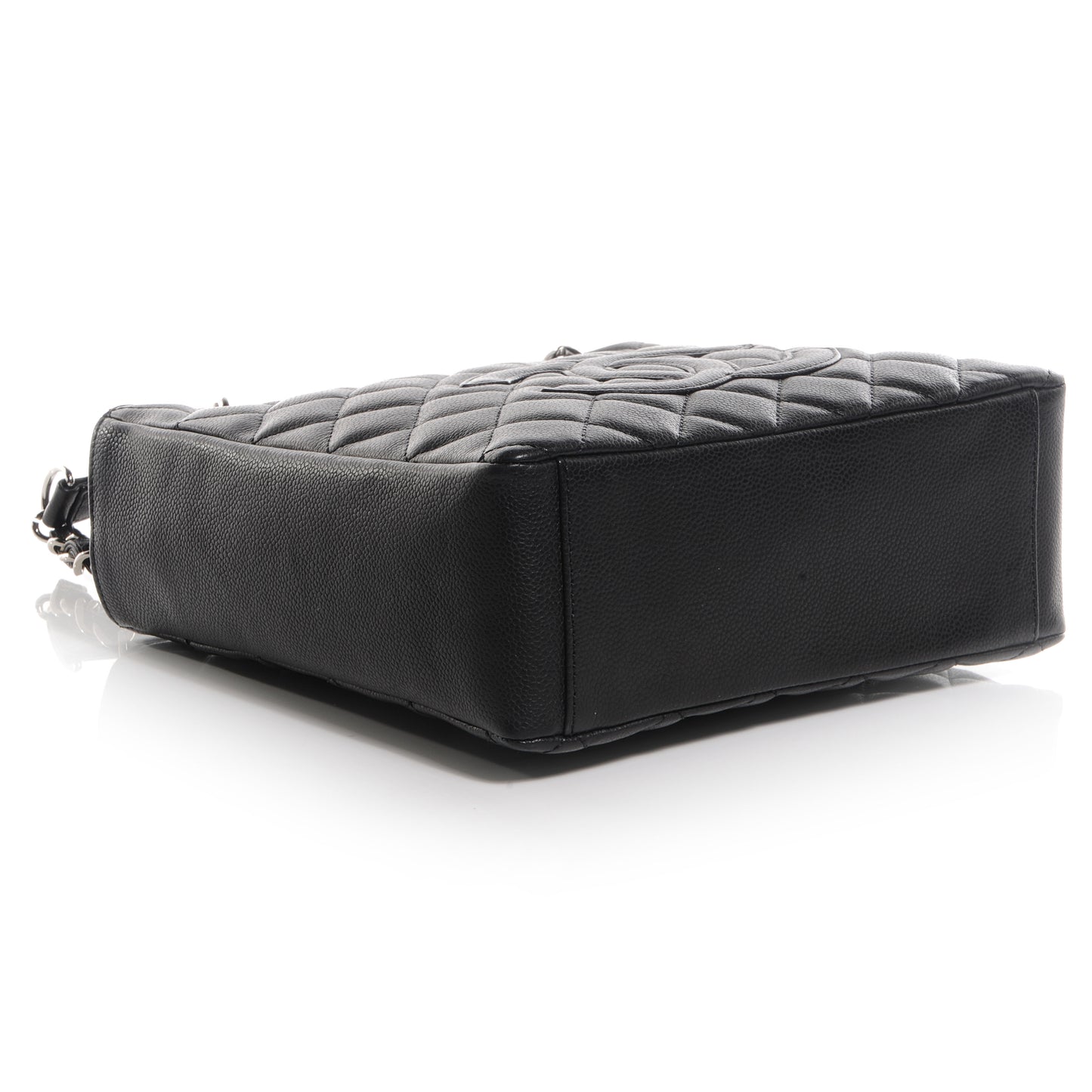 Caviar Petit Shopping Tote PST Black