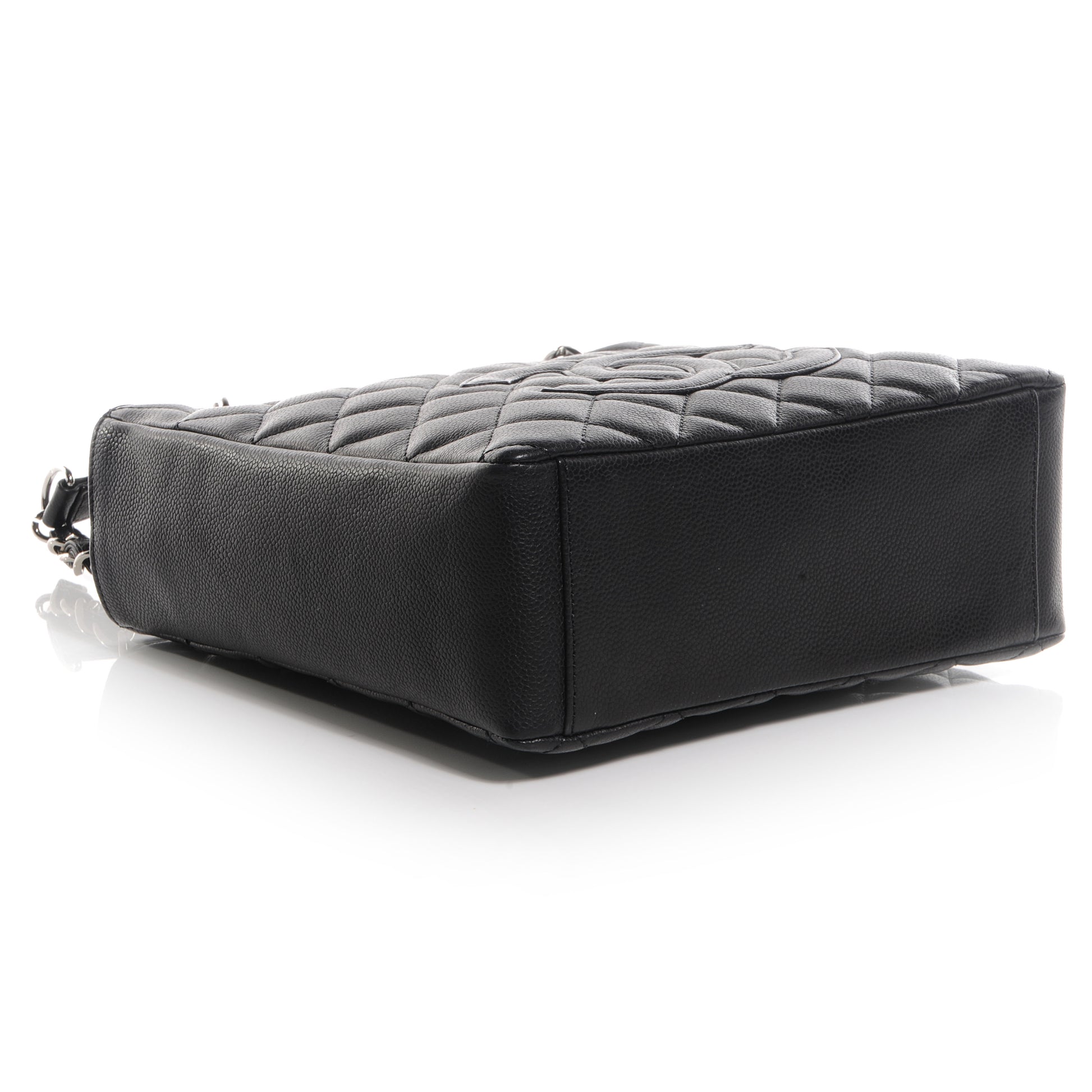 Chanel Caviar Petit Shopping Tote PST Black 4 of 8