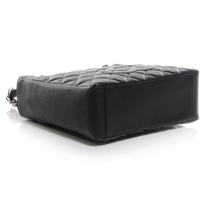 Chanel Caviar Petit Shopping Tote PST Black 4 of 8