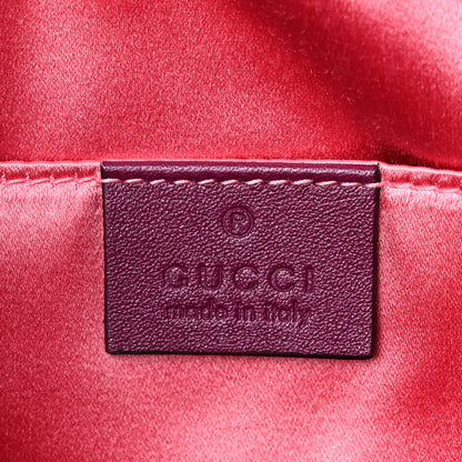 Gucci Velvet Matelasse Small GG Marmont Chain Shoulder Bag Fuchsia Violet Cyclamen 6 of 13