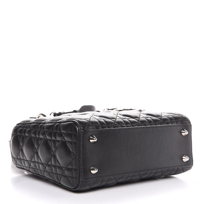 Christian Dior Lambskin Cannage Small Lucky Badges My Lady Dior Black 5 of 8