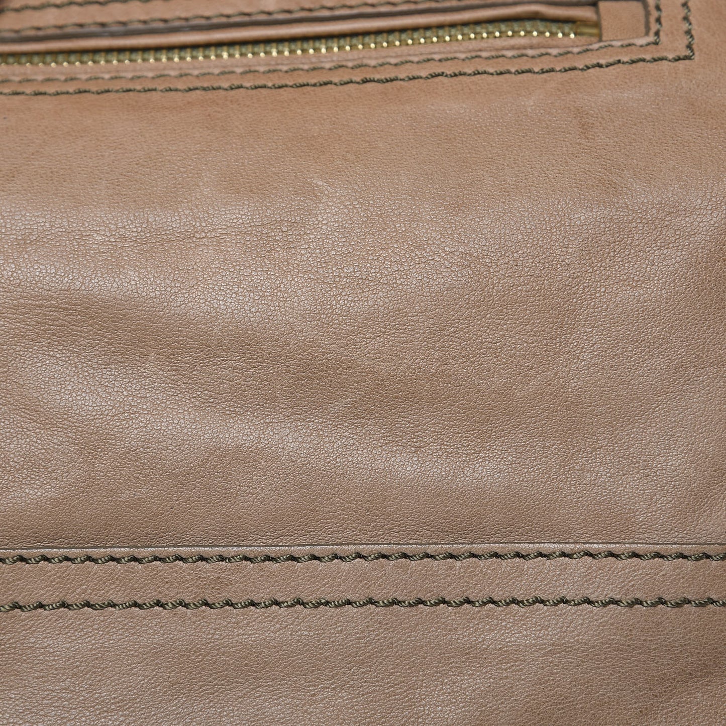 Washed Lambskin Large Studded Pandora Beige