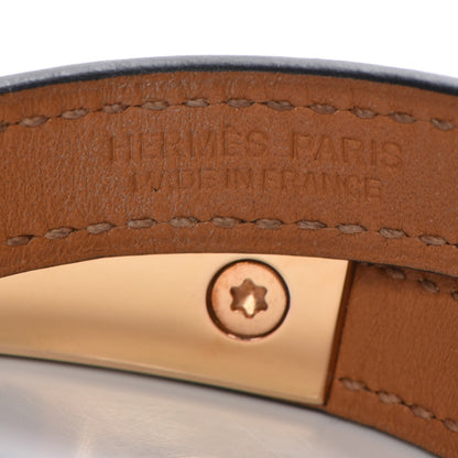 Hermes Epsom Rivale Double Tour Bracelet S Black 4 of 15