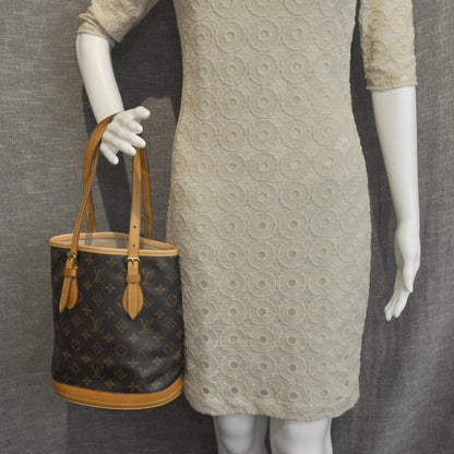 Louis Vuitton Monogram Petit Bucket 23 2 of 8