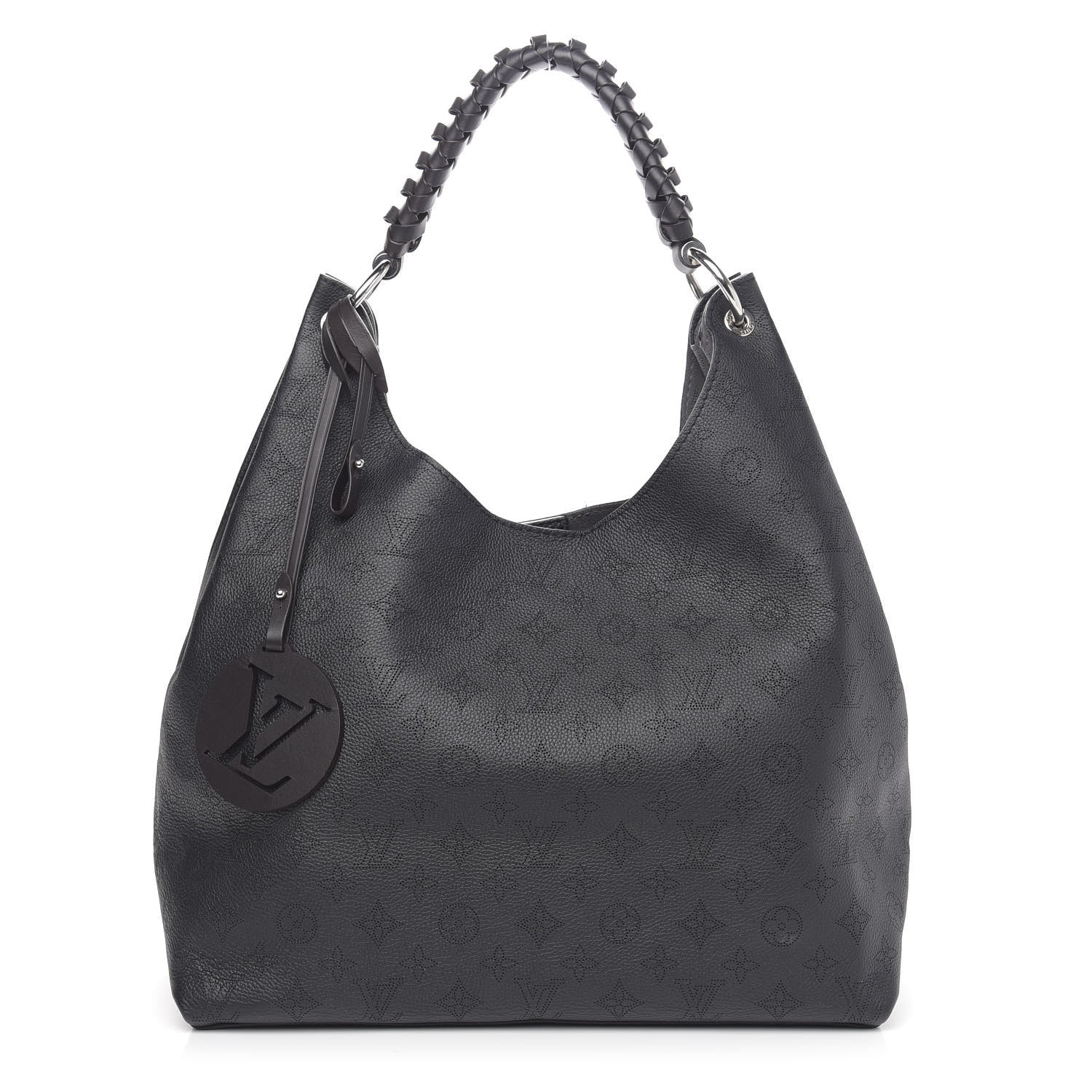 Louis Vuitton Mahina Carmel Hobo Black 1 of 9