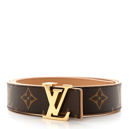 Louis Vuitton Monogram Calfskin 30mm LV Initiales Reversible Belt 90 36 Arizona 2 of 11