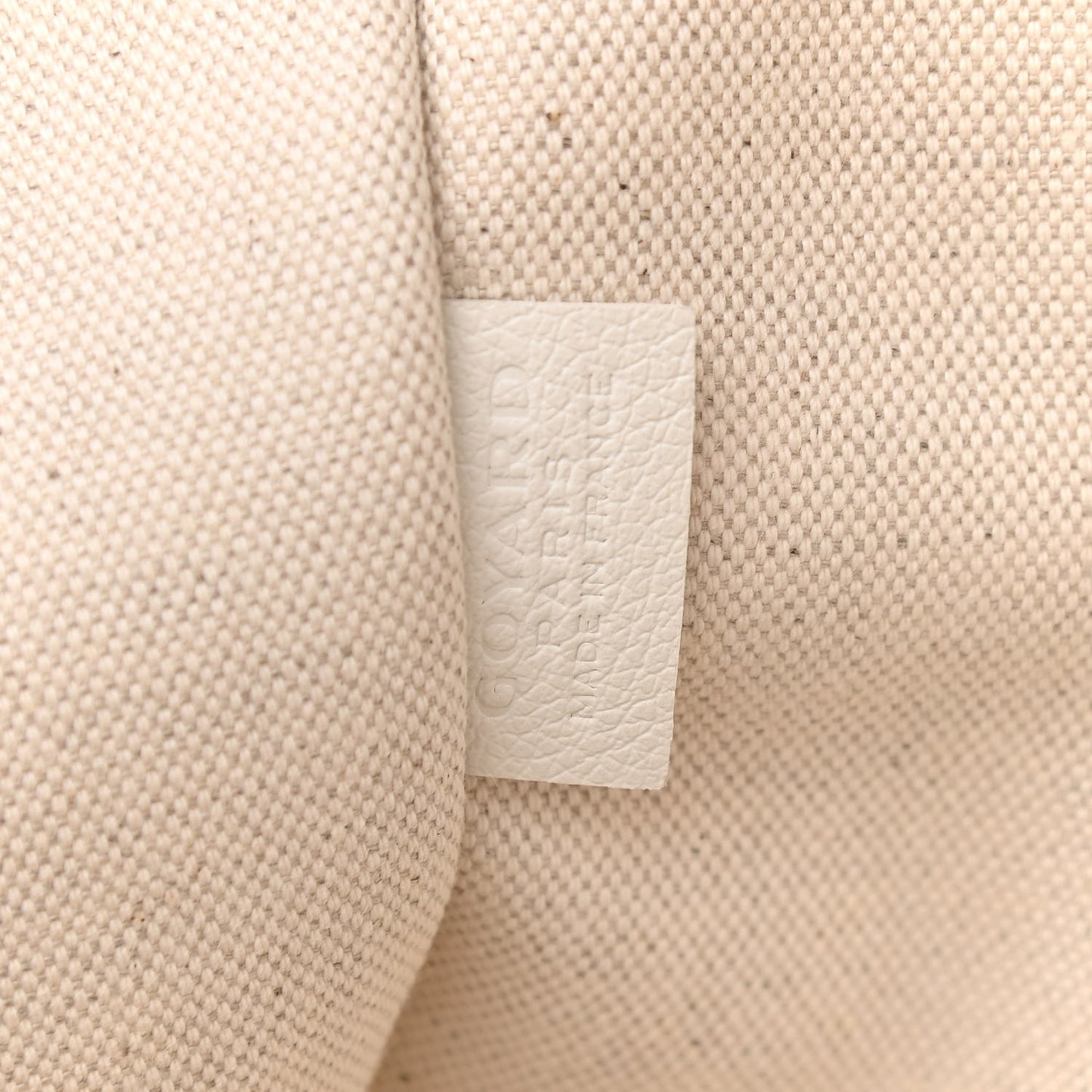 Goyardine Villette Tote White