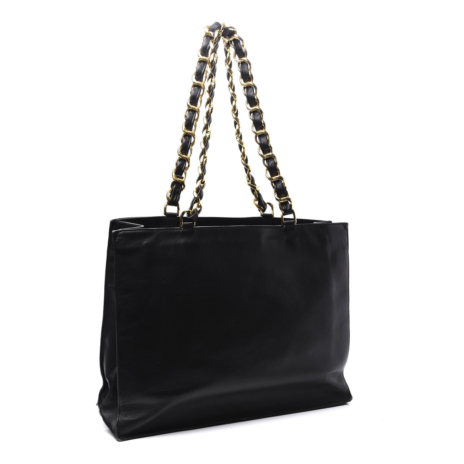 Chanel Lambskin CC Tote Black 2 of 11