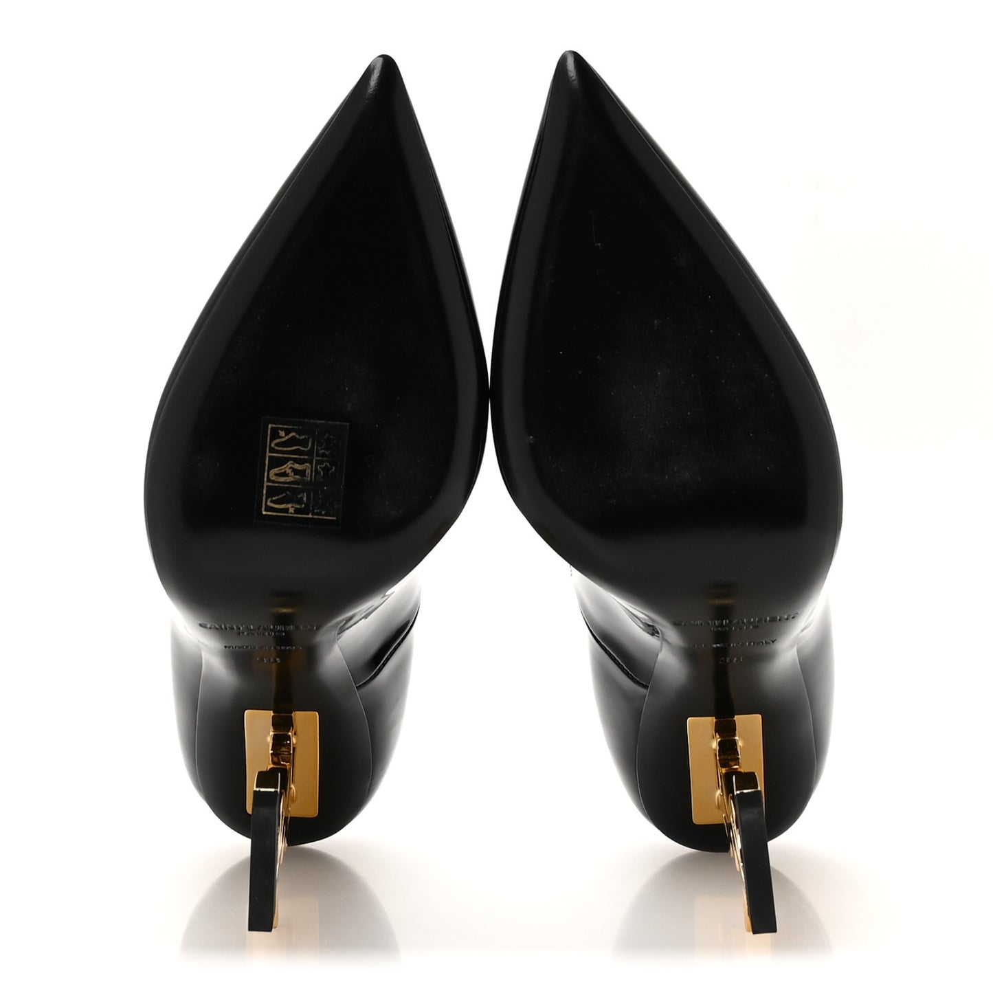 Patent Opyum 110 Pumps 38 Black Gold