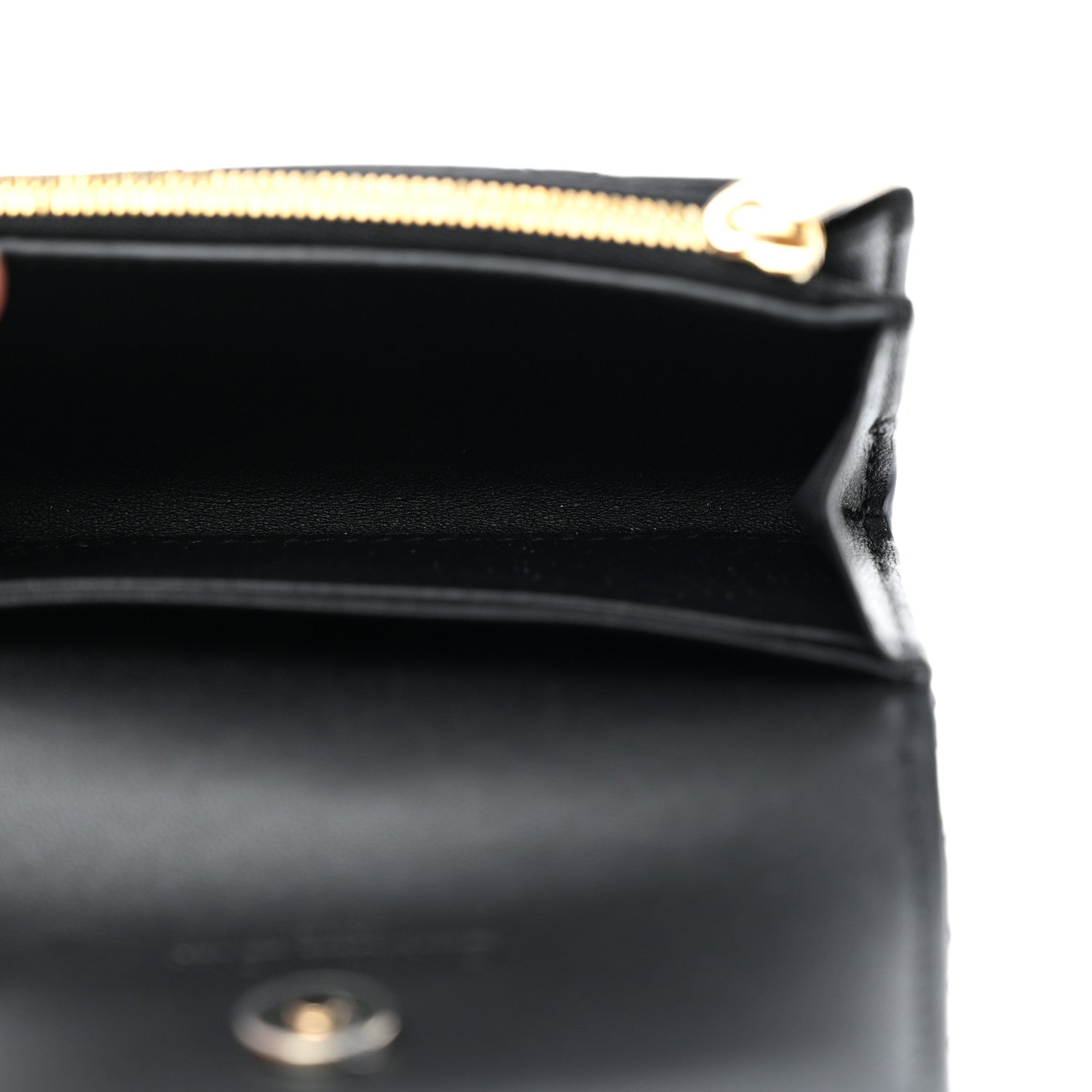 Christian Dior Lambskin Cannage My Dior Glycine Wallet Black 5 of 9