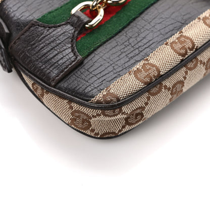 Gucci Monogram Hasler Pochette Brown 10 of 11