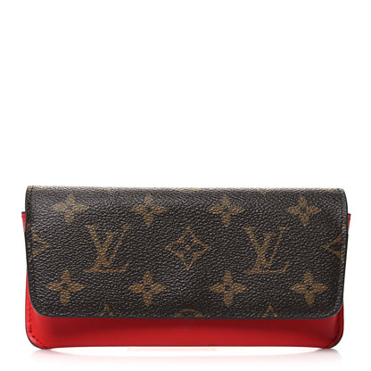 Louis Vuitton Monogram Woody Sunglass Case Rouge 1 of 10