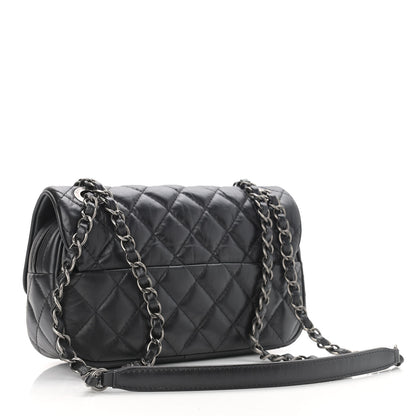 Chanel Aged Calfskin Quilted Small Easy Flap Black 3 of 11