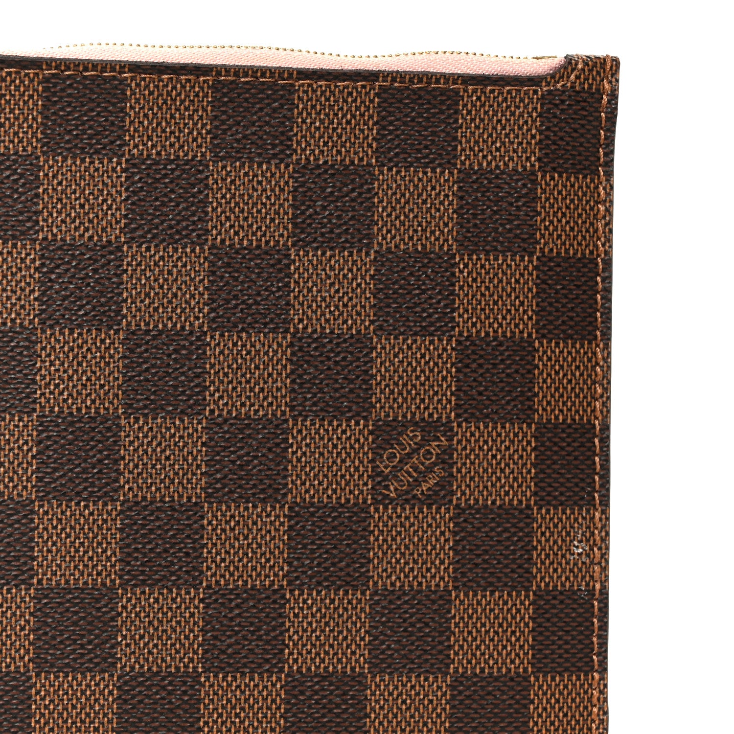 Louis Vuitton Damier Ebene Neverfull MM GM Pochette Rose Ballerine 8 of 8