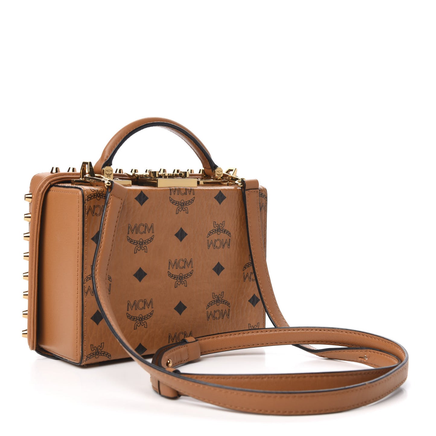 Visetos Small Berlin Crossbody Cognac