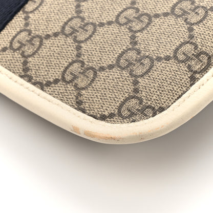 Gucci GG Supreme Monogram Web Small Ophidia Belt Bag 90 36 Beige Ebony White 15 of 19