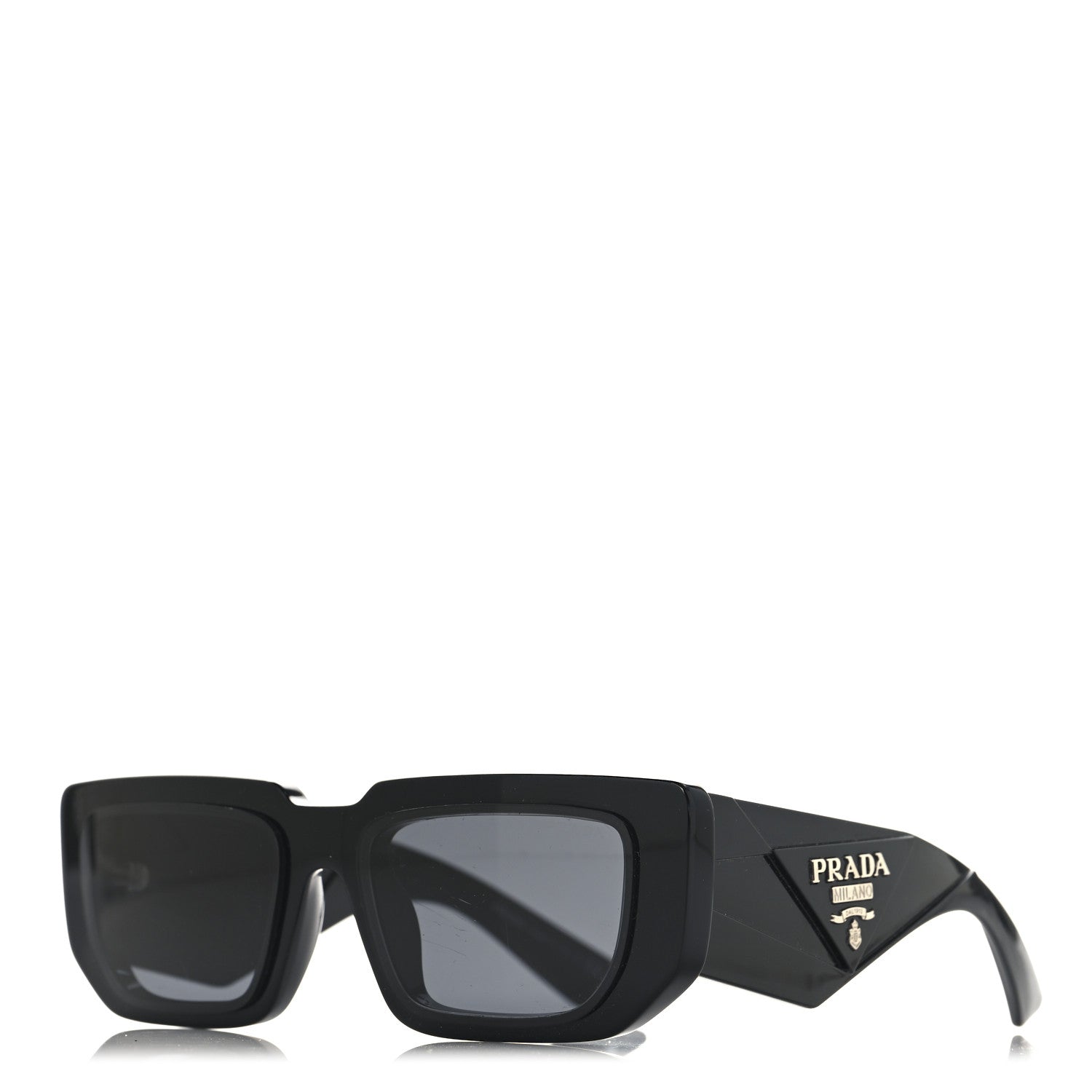 Prada Acetate Symbole Sunglasses SPR 17W Black 1 of 7