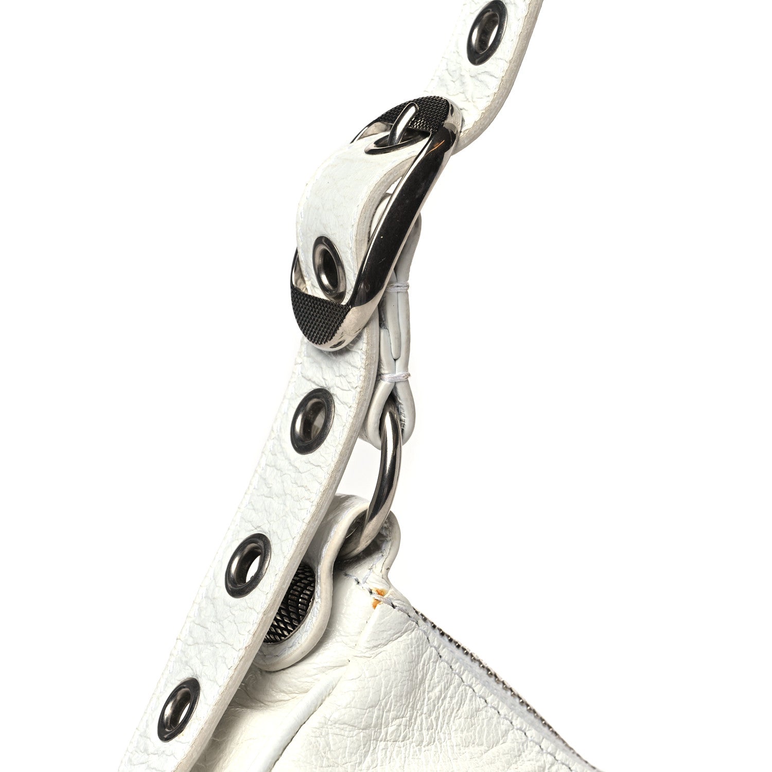 Balenciaga Agneau Arena Le Cagole Shoulder Bag XS Optic White 12 of 12