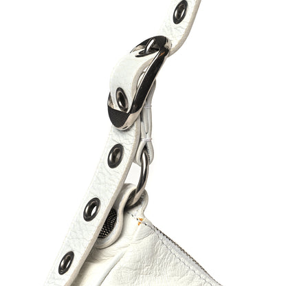 Balenciaga Agneau Arena Le Cagole Shoulder Bag XS Optic White 12 of 12