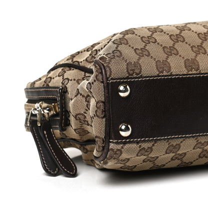 Gucci Monogram New Britt Medium Boston Dark Brown 9 of 11