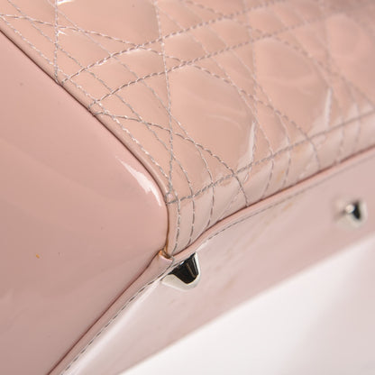 Christian Dior Patent Cannage Large Lady Dior Light Pink 11 of 11