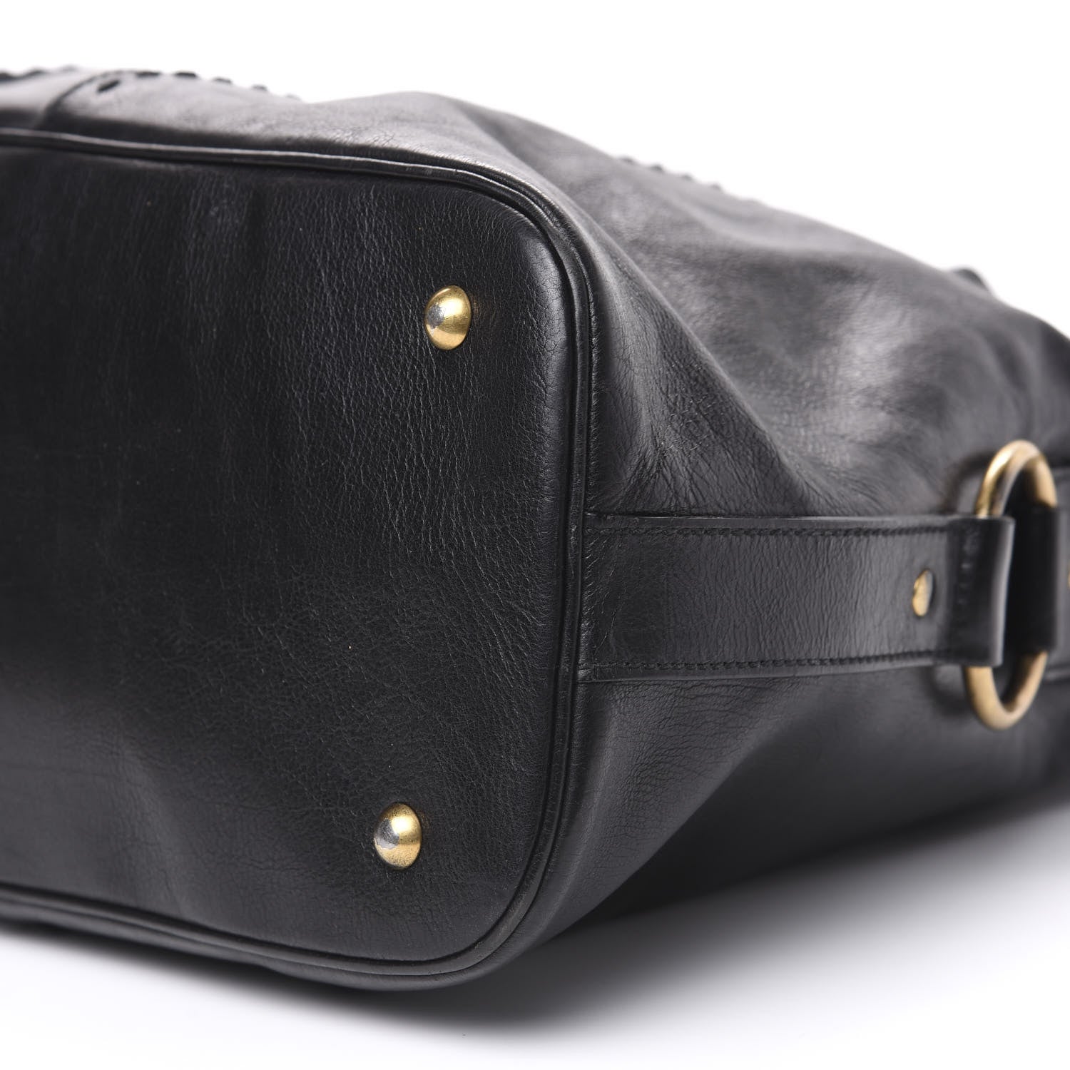 Saint Laurent Calfskin Oversized Muse Black 8 of 12