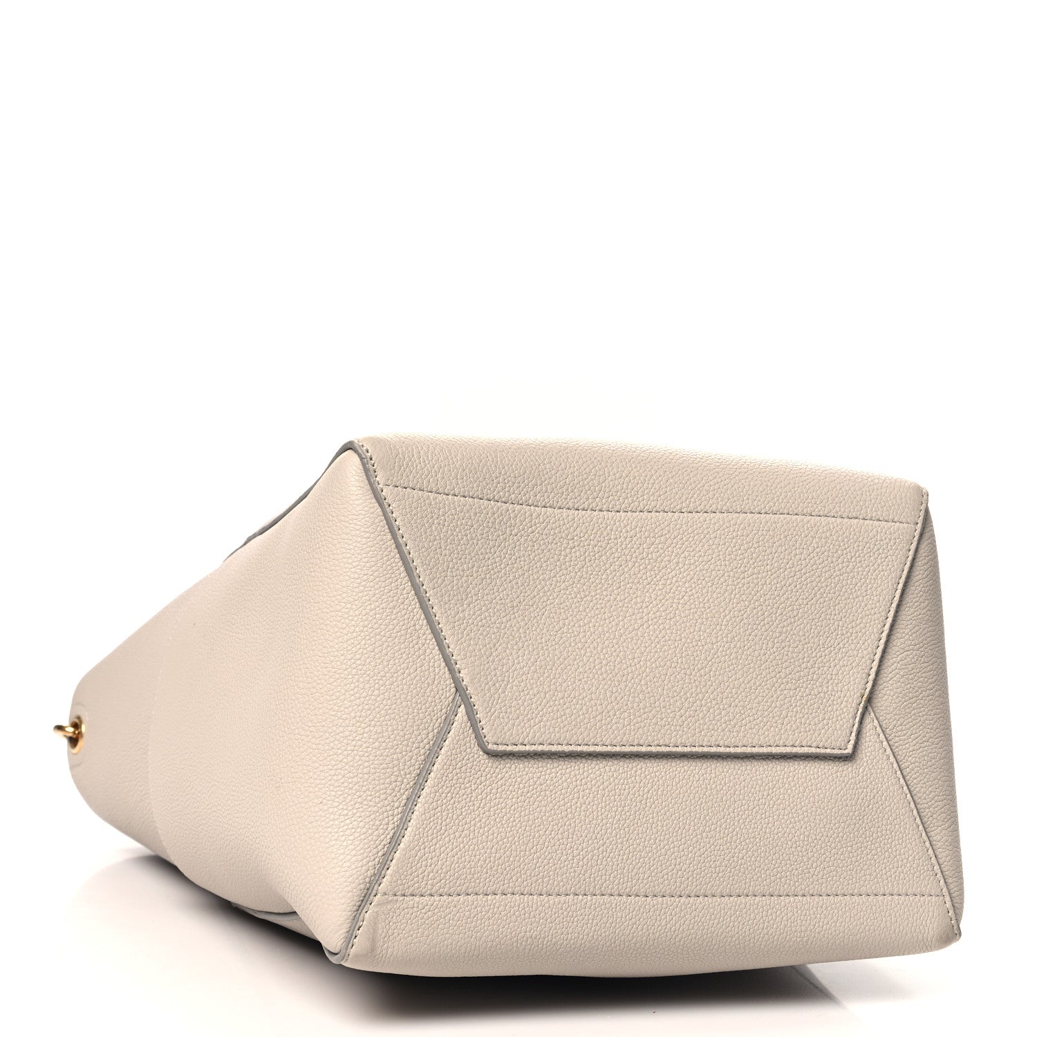Celine Soft Grained Calfskin Sangle Bucket Bag Dune 4 of 10